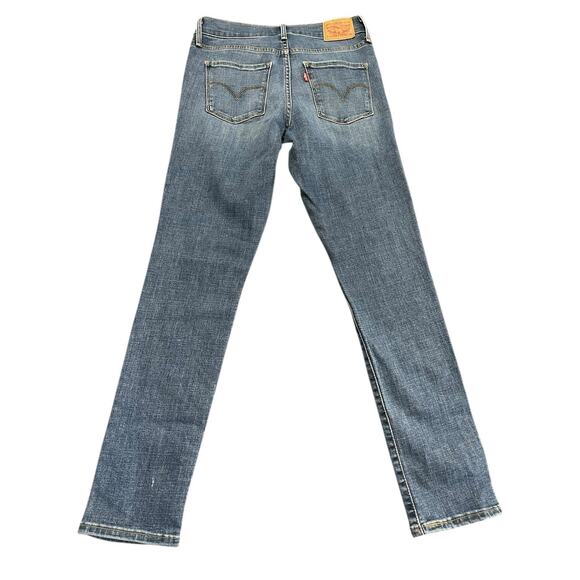 Levi’s Women’s 311 Shaping Skinny Jeans Blue Denim W27 L28 Mid Rise Stretch - Picture 10 of 11